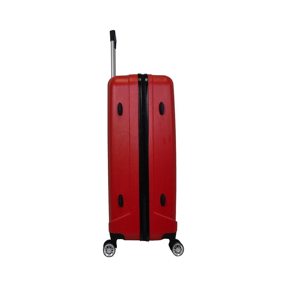 Mala de Bordo Grande ABS 4 Rodas Vermelha - Viajantt