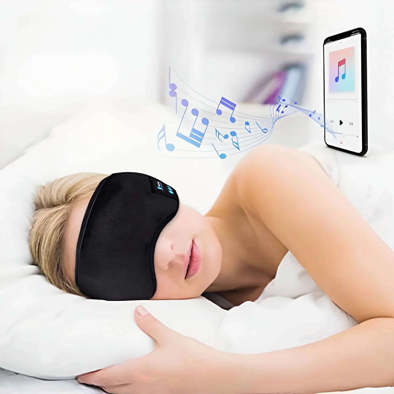 Máscara de Dormir Bluetooth para Viagem - Viajantt