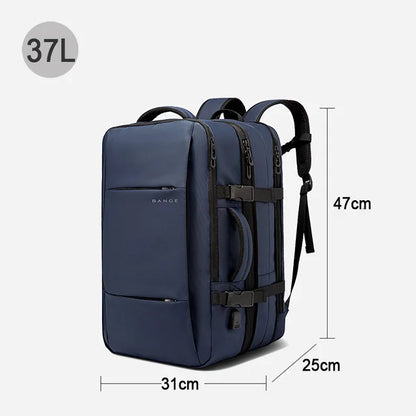 Mochila Expansível Masculina à Prova d'água - Viajantt