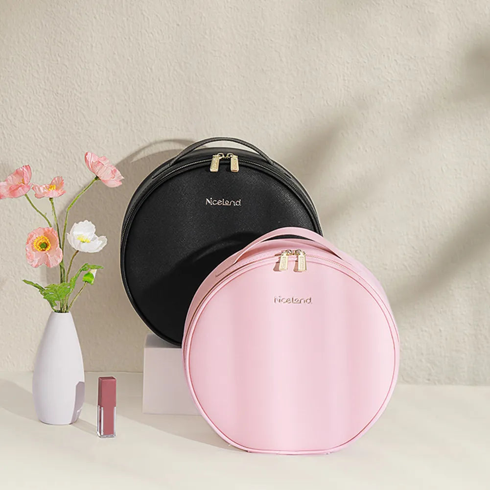 GlamBox Estojo de Maquiagem com Espelho LED – Viajantt