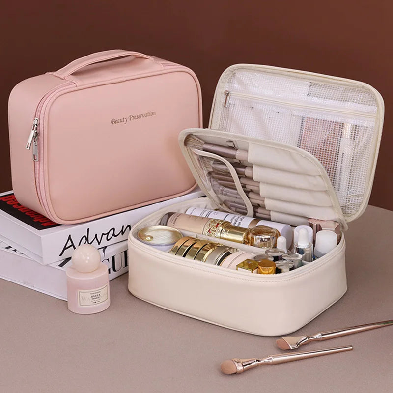 Bolsa de Maquiagem de Grande Capacidade – Viajantt