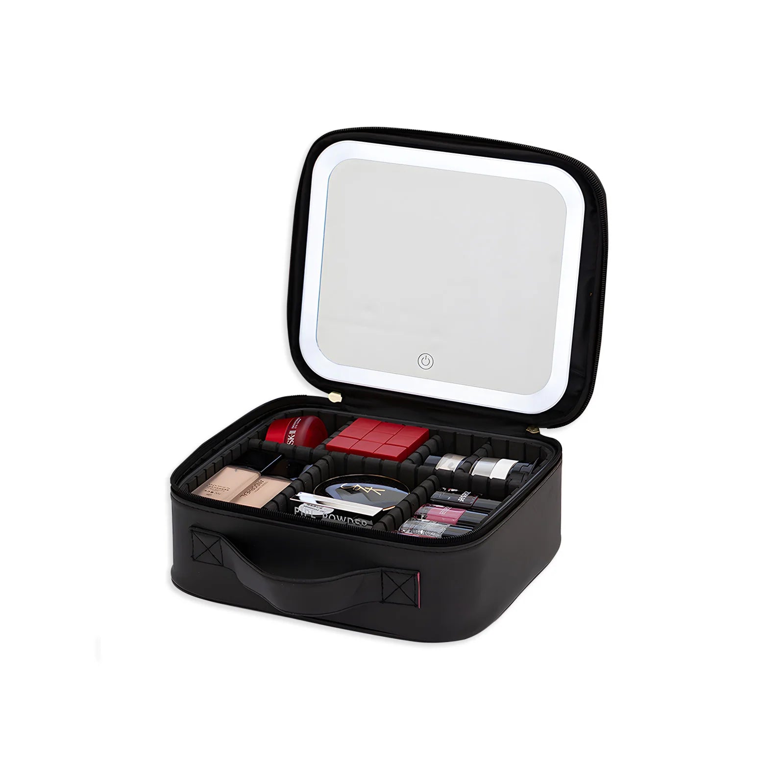 Necessaire Organizadora de Maquiagem com Espelho – Viajantt