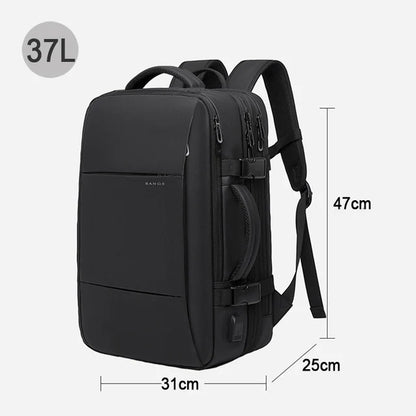 Mochila Expansível Masculina à Prova d'água - Viajantt