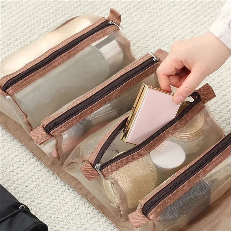 Necessaire Cosmética 4 em 1 Dobrável – Viajantt