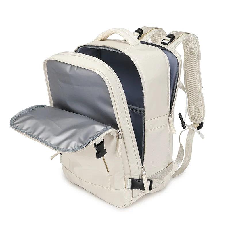 Mochila de Viagem Impermeável com USB - Viajantt