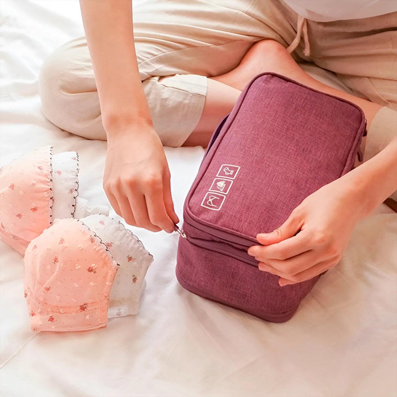 Organizador de Roupas Íntimas e Necessaire – Viajantt