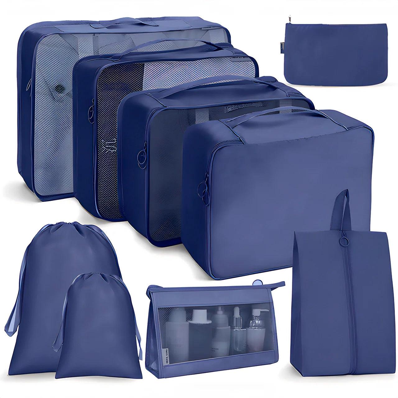 Kit Organizadores de Bagagem 9 Peças FasTravel – Viajantt