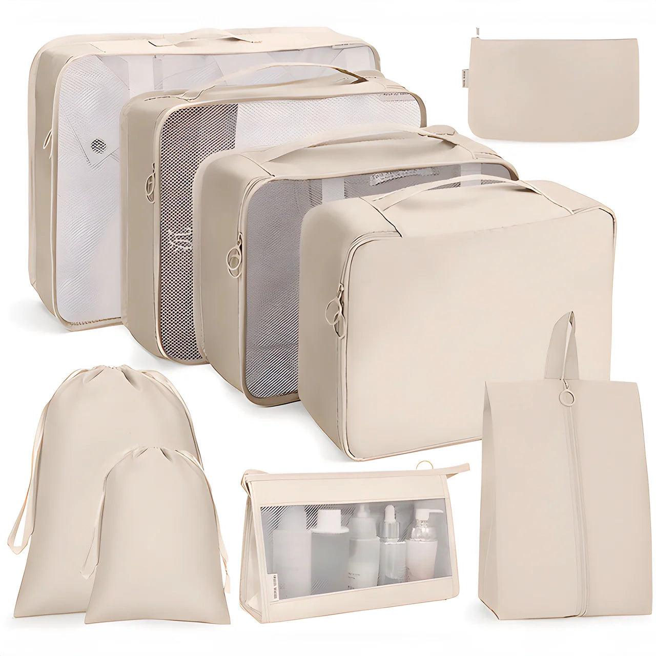 Kit Organizadores de Bagagem 9 Peças FasTravel – Viajantt