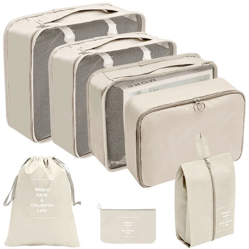 Kit Organizadores de Bagagem 7 Peças FasTravel – Viajantt