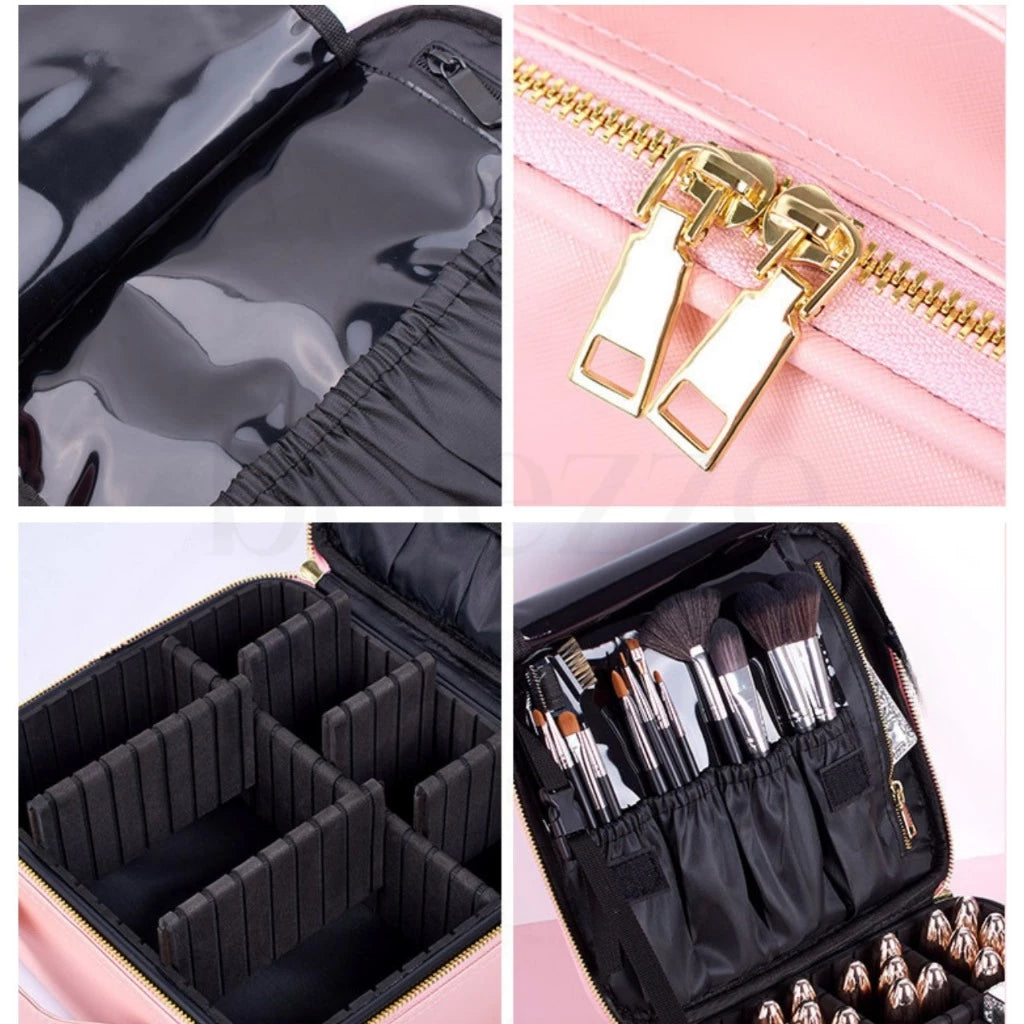 Necessaire Nicmake com Espelho Iluminado por LED - Viajantt