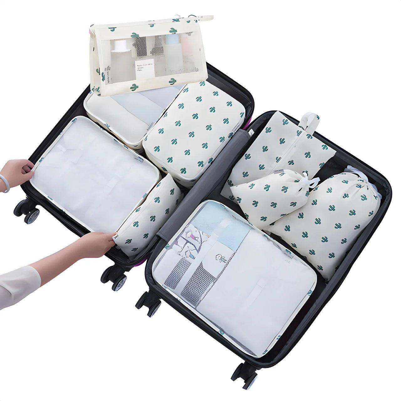 Kit Organizadores de Bagagem 9 Peças FasTravel – Viajantt