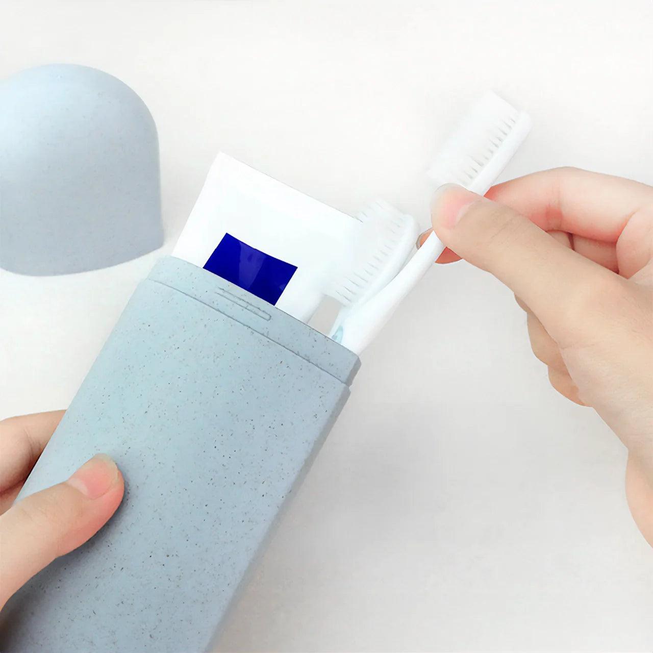 CleanBrush – Estojo Higiênico para Escova de Dentes e Creme Dental – Viajantt