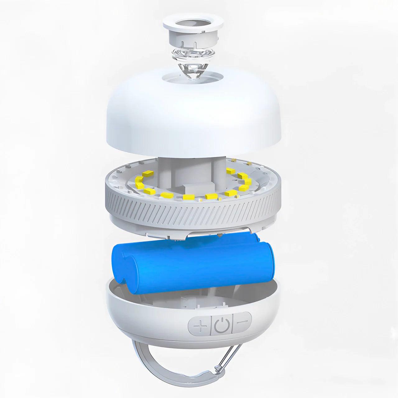 Lanterna LED Multifuncional Recarregável & PowerBank – Viajantt