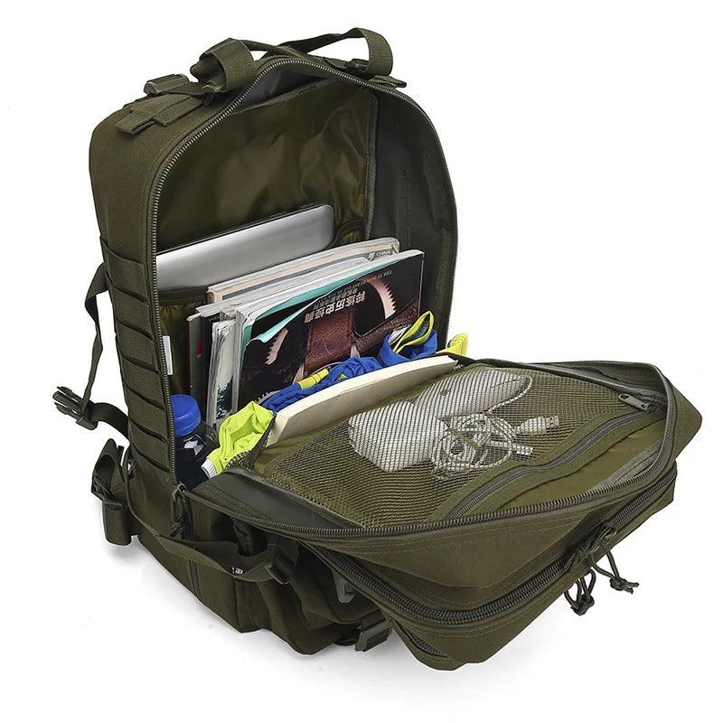 Mochila Tática Camuflada 50L Tack Military - Viajantt