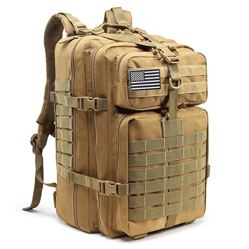 Mochila Tática Camuflada 50L Tack Military - Viajantt