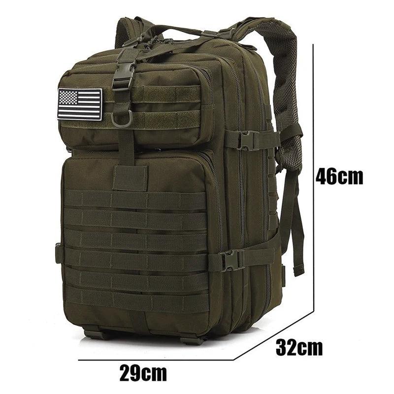 Mochila Tática Camuflada 50L Tack Military - Viajantt
