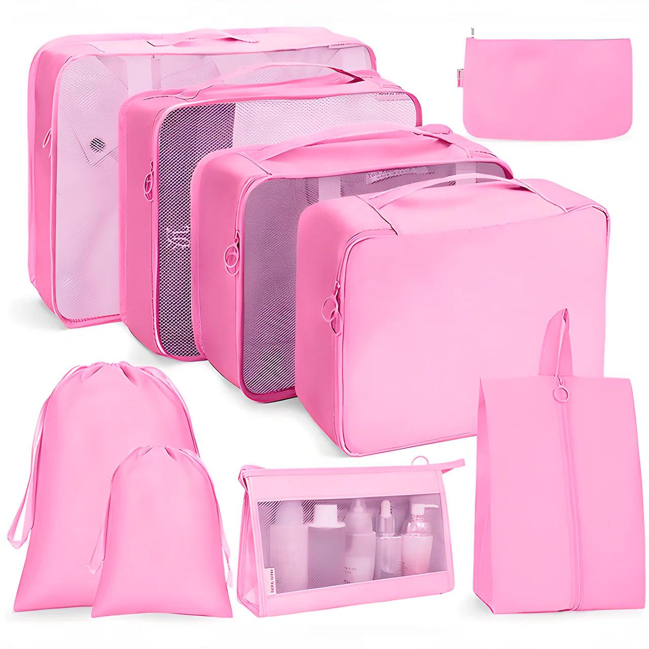 Kit Organizadores de Bagagem 9 Peças FasTravel – Viajantt