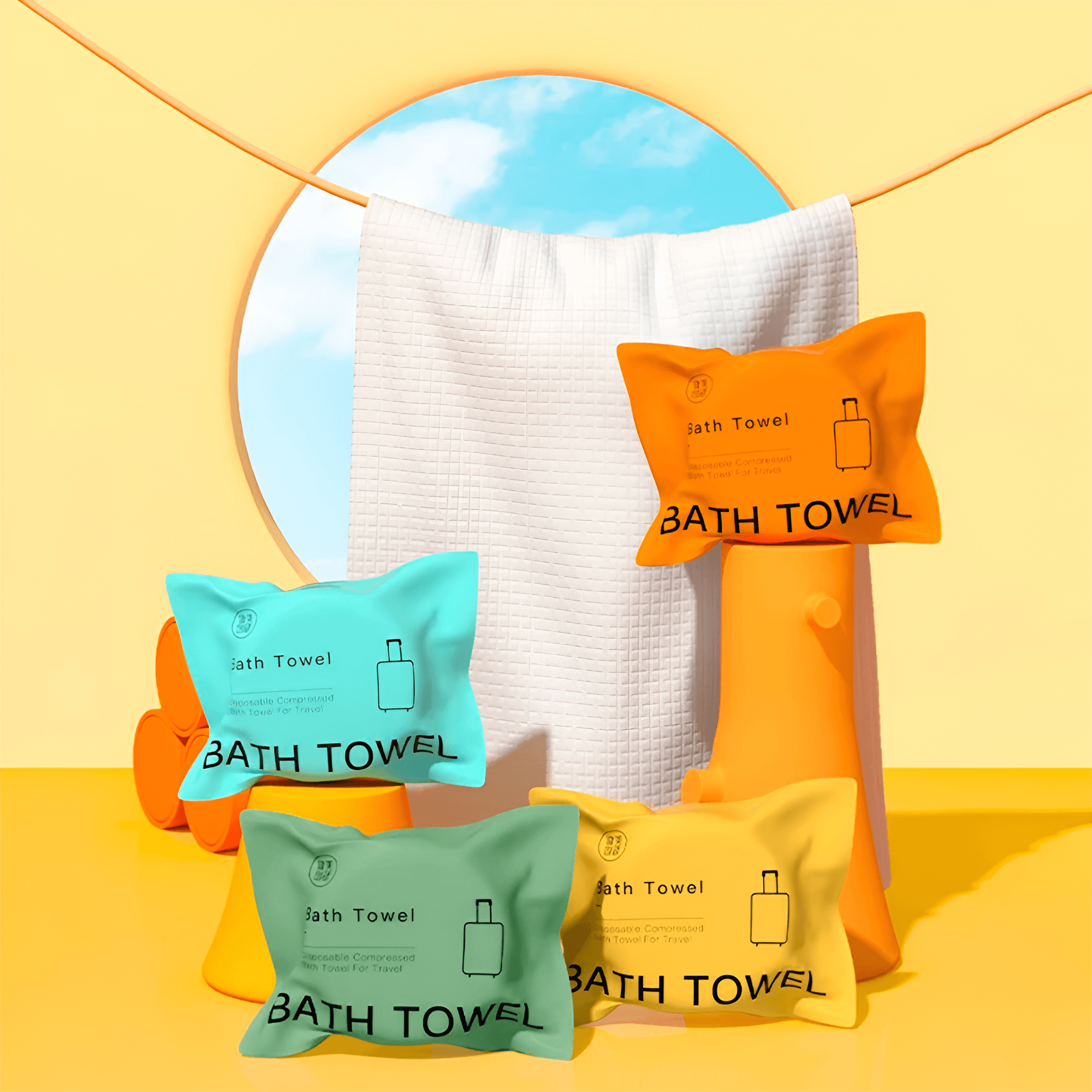 Toalha de Viagem Expansível Magic TravelTowel – Viajantt