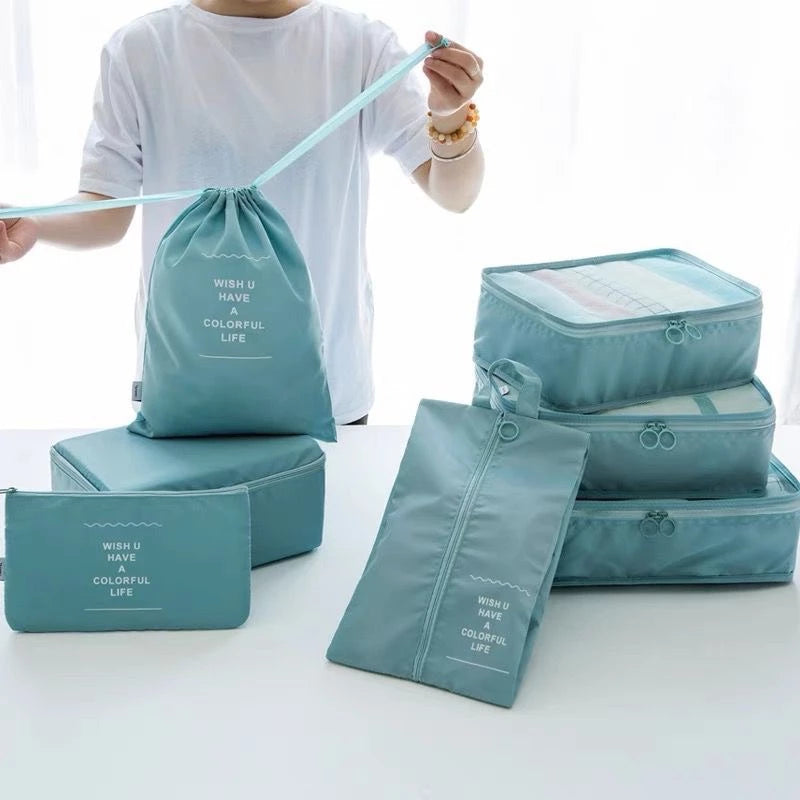 Kit Organizadores de Bagagem 7 Peças FasTravel – Viajantt