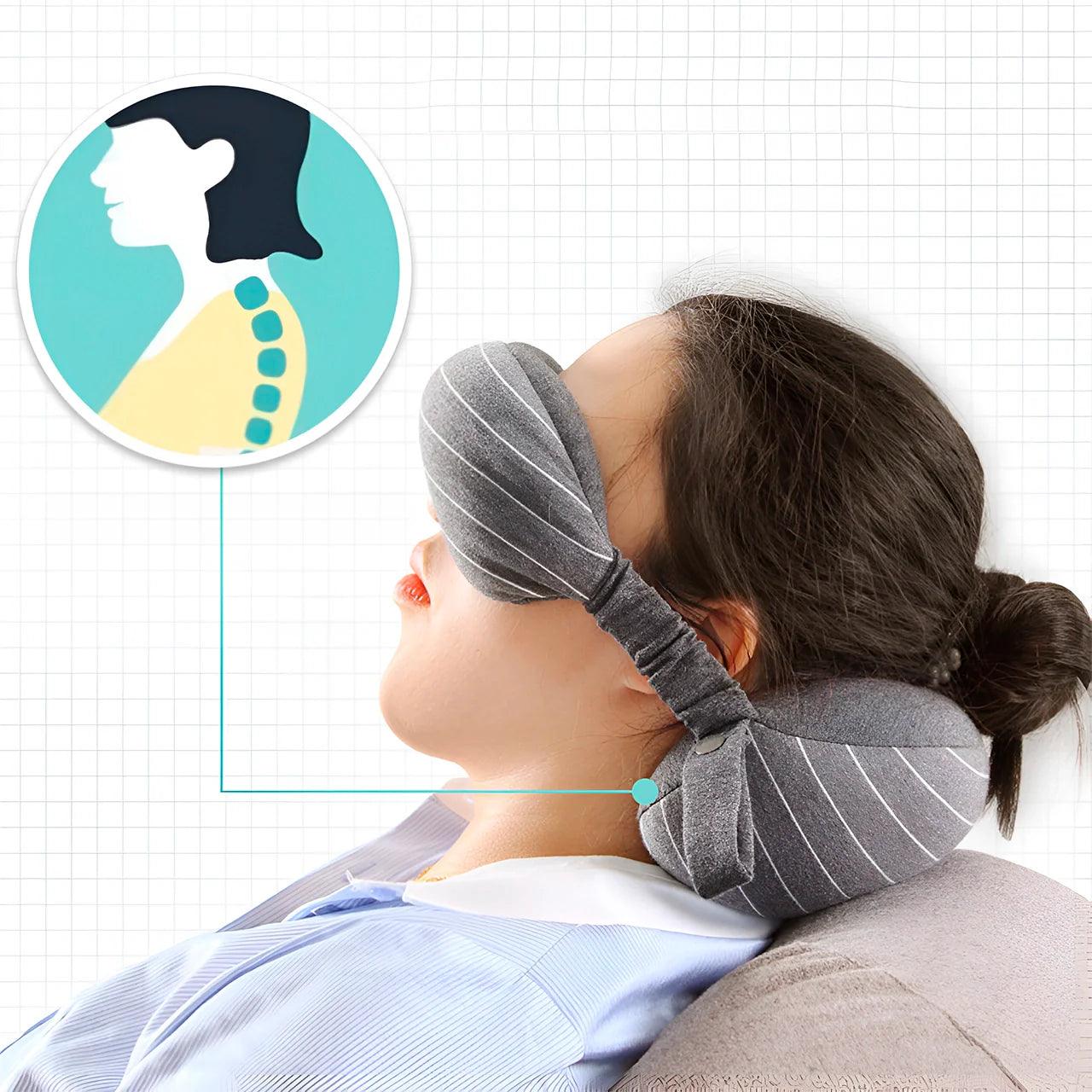 Máscara de Dormir com Conforto Completo para Viagem - Viajantt